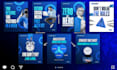 create a professional instagram branding kit post and story templates