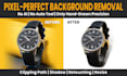 do professional background removal and photo editing