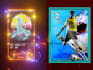 3d nft card,  nft collection, animation, holographic