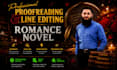 proofread and line edit your romance novel