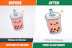 redraw any logo, image to vector fast and clean
