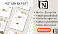 notion template notion expert workspace notion planner notion automation zapier