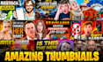 design the best custom youtube thumbnail design