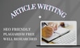 write SEO friendly article and creative content