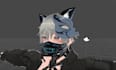 made a character to be used on platforms like vrchat or vseeface