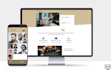 build your front end website using HTML and CSS