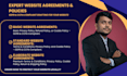 be your lawyer to write legal privacy policy and terms and conditions agreement