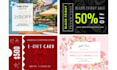 design loyalty card, gift card, gift voucher design