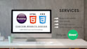 create responsive website using HTML, CSS, nd bootstrap