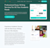 sell writing service management application and website