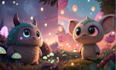 create cute little monster 3d using ai generated software