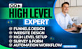 build gohighlevel CRM automation workflows funnels and integrations