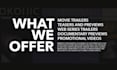 create a cinematic movie trailer for your movie
