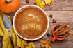 put your logo or saying on a pumpkin pie for the holidays