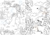 draw colouring pages in this style