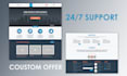 be your front end website designer using html css bootstrap