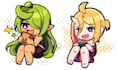 draw cute chibi art keychains and stickers for you