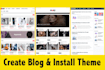 customize, redesign or install your blog templates