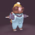 3d modeling monster cartoon low poly games