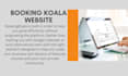 design any website with booking koala or cleanto