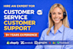 be customer service representative, customer support, virtual assistant