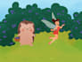 create cute fairy illustration