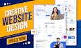 do unique website design and creative website