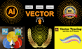 do seamless pattern designs, illustrations, convert raster images to vector