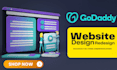 professionally design or redesign godaddy website