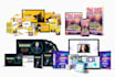 design 3d digital product mockup, online course ecover bundle
