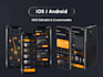 develop salon barber booking app android, IOS frontend