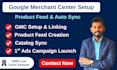 setup google ads conversion tracking, ga4, GTM, gmc