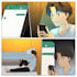 create manga comic page with custom characters