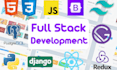 do django, python, react js websites as a full stack developer