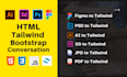 convert figma to ai powered next js website with tailwind CSS