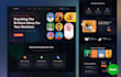 do clean professional web landing page UI UX design figma