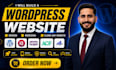 copy, clone, redesign replicate or duplicate any website into wordpress