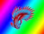 design betta fish mascot  logo with my own creative thinking