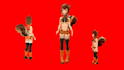 create custom vrchat avatar, texture furry avatar