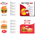design a modern creative and professional restaurant menu
