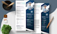 design professional and attractive resume and CV design