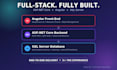 develop a full stack web application using asp net core, angular and sql