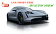automotive car photo edit transparent and reflection shadow
