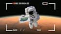make astronaut on the moon logo reveal animation