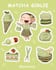 design cute kawaii sticker sheets and sticker cards