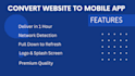convert your website to an android mobile app in just 1 hour