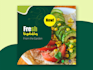 design facebook instagram social media post for food restaurant