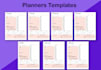 design high quality minimal printable planner pages