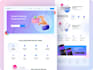 create landing page design in figma