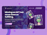 develop and design stunning nft landing page